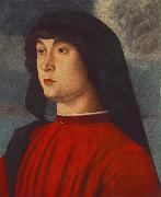 BELLINI, Giovanni Portrait of a Young Man in Red3655 oil